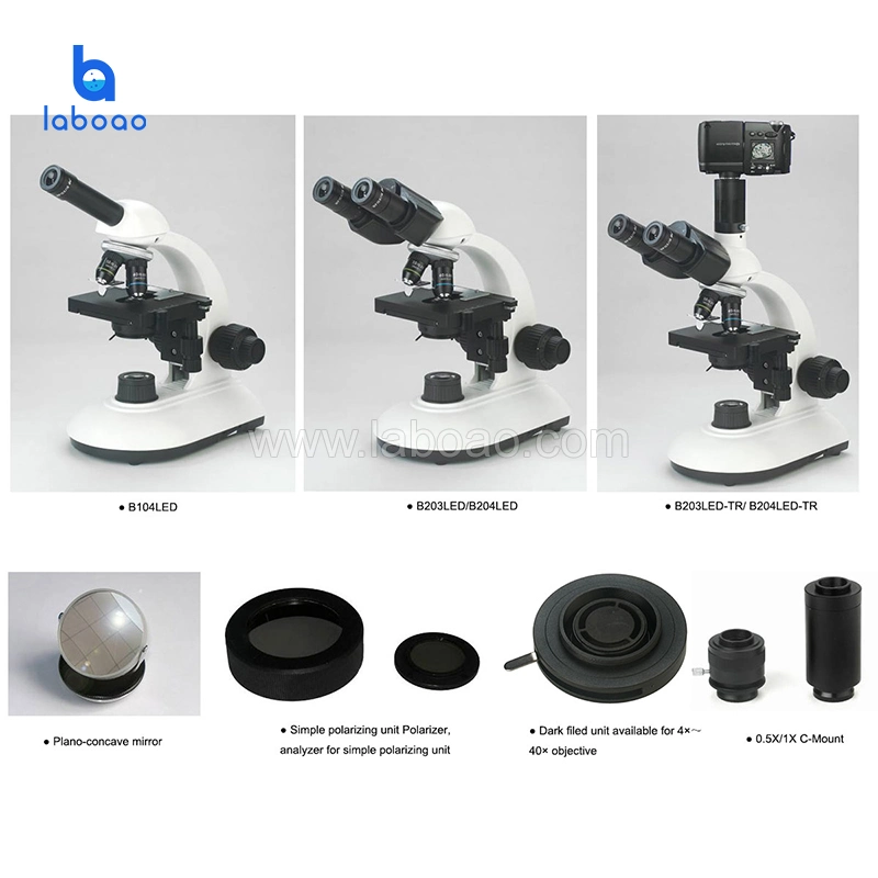 Microscope with 3wled Illumination Systems