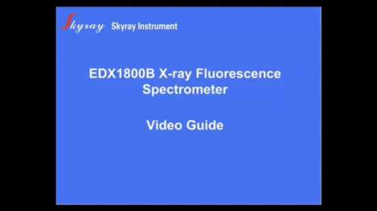 Skyray Edx1800b RoHS-Prüfmaschine RoHS-Spektrometer